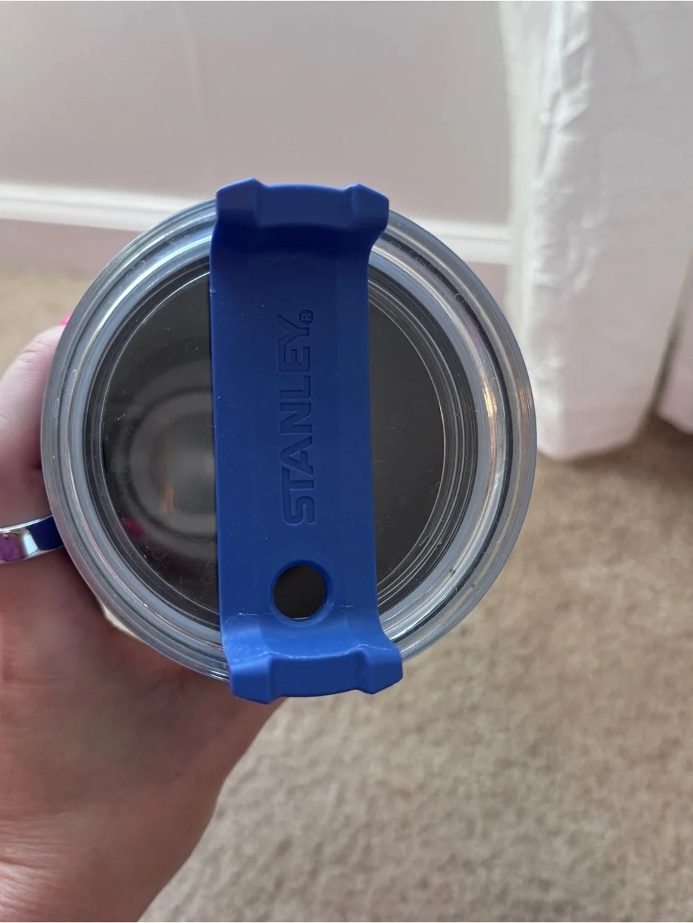 30 oz Stanley Periwinkle Blue Insulated Travel Tumbler with  Lid - Picture 3 of 4